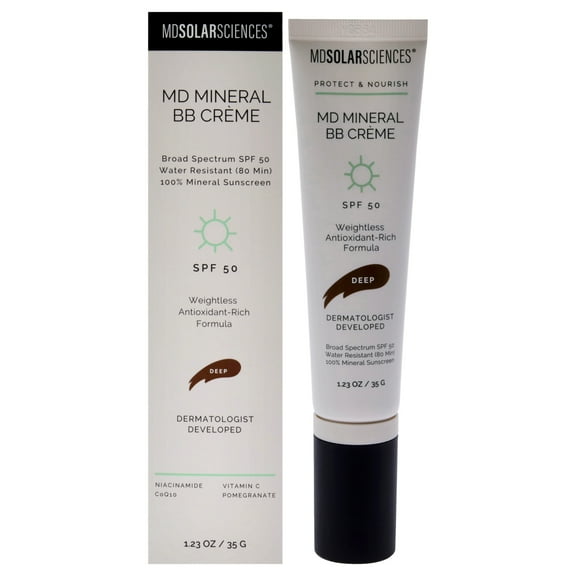 MDSolarSciences MD Mineral BB Cream SPF 50 - Deep , 1.23 oz Makeup