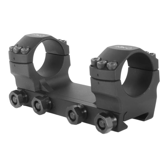 MDT 30mm 1.18" Low One-Piece Scope Mount, Robust Clamping, Accessory Scope Ring Cap Compatible, Black (106973-BLK)