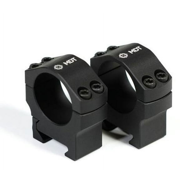 MDT 30mm Premier Scope Ring, 1.25 inch, High, Black