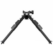 MDT CkyePod RRS BTC Double Pull Bipod, Hard Anodized Aluminum, Skeletonized Legs, Spiked Feet, Black 106345-BLK