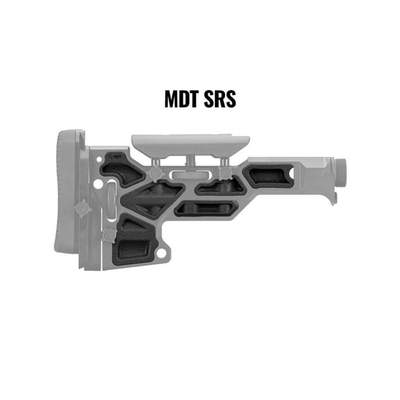 MDT Rubber Buttstock Dampeners, SRS, Black