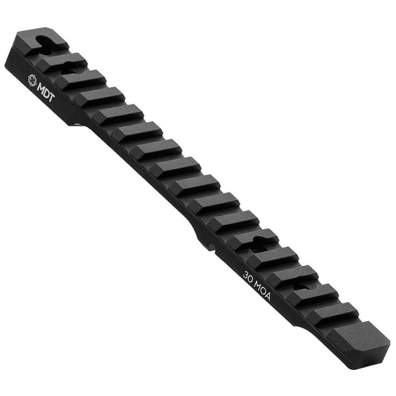 MDT Scope Base Picatinny Rail, Rem 700 LA, 30 MOA, Black