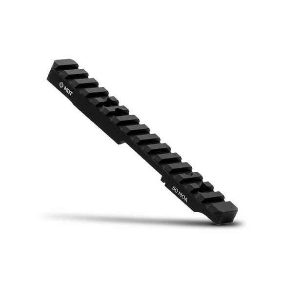 MDT Scope Base Picatinny Rail, Rem 700 LA, 50 MOA, Black,