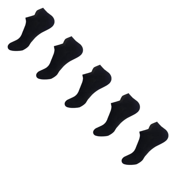 MDUKONU 5 Pairs Ankle Athletic Running Socks Low Cut Sports Tab Socks for Men and Women