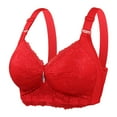thumbnail image 1 of MDUKONU Bras for Women Bra 18 Hour Shoulder Comfort Wirefree Women's Wide Straps Red 36, 1 of 7
