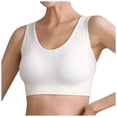 thumbnail image 1 of MDUKONU Bras for Women Women's Beauty Back Smoothing Minimizer Bra White L, 1 of 5