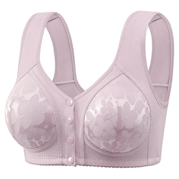 MDUKONU Bras for Women Women's Demi Underwire T-Shirt Bra Light Gray 40
