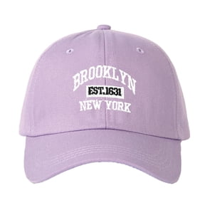 MDUKONU Brooklyn NY Cap Adjustable Baseball Cap Purple