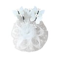 thumbnail image 1 of MDUKONU Butterfly Derby Hat 2026 - Classic Tea Party Hats with Hair Clip, 1920s 50s Fascinators for Lady Woman White, 1 of 3