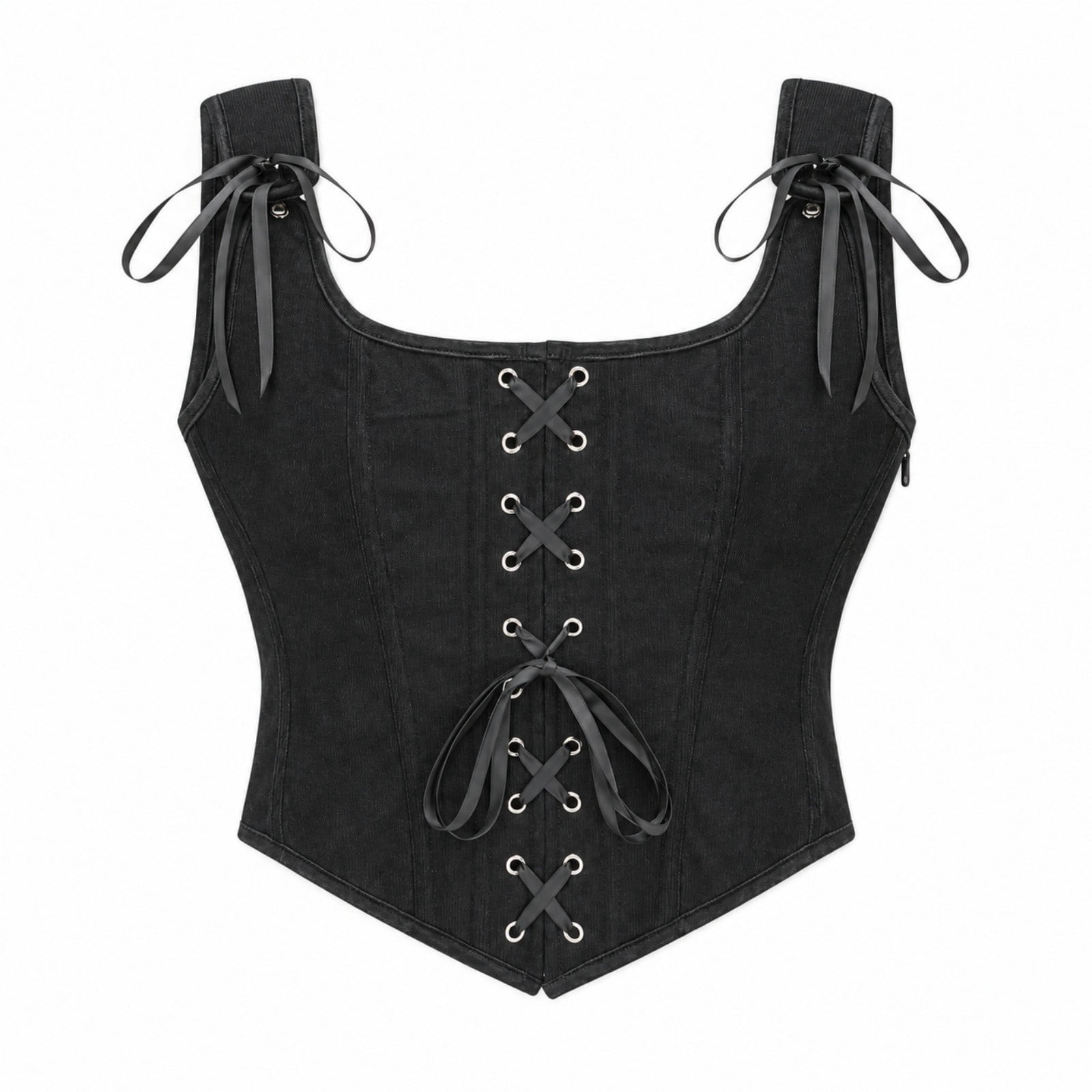 MDUKONU Chic Corset Style Bustier for Women, Curve Hugging Design Size ...