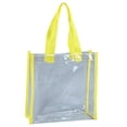 thumbnail image 1 of MDUKONU Clear Tote Bags, Shoulder Handbag, Security Approved See Through Bag for Work Yellow, 1 of 3