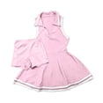 thumbnail image 1 of MDUKONU Cute Golf Tennis Dress Workout Athletic Dresses for Women with Shorts Pockets 2 Piece Sets Outfits Summer Clothes Size: L Pink, 1 of 7