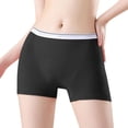 thumbnail image 1 of MDUKONU Leak Proof Boyshorts Underwear for Women, Washable Underwear for Bladder Leak Size: M Black, 1 of 9