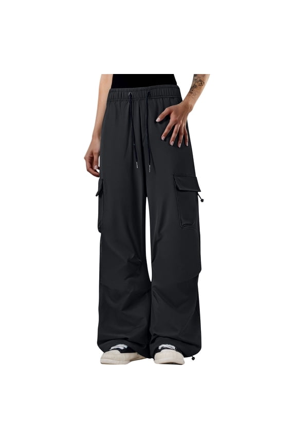 Men's Autumn Casual Workwear Pants Versatile Everyday Sports Performance Comfort Trousers For Black M