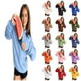 thumbnail image 1 of MDUKONU Oversized Hoodie With Dog Pouch Fleece Sharpa Pet Hoodies Large Pocket Hooded Sweatshirt For Puppy Dogs Holder Size: S Sky Blue, 1 of 7