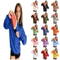 thumbnail image 1 of MDUKONU Oversized Hoodie With Dog Pouch Fleece Sharpa Pet Hoodies Large Pocket Hooded Sweatshirt For Puppy Dogs Holder Size: XL Blue, 1 of 7