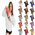 thumbnail image 1 of MDUKONU Oversized Hoodie With Dog Pouch Fleece Sharpa Pet Hoodies Large Pocket Hooded Sweatshirt For Puppy Dogs Holder Size: XXXXL White, 1 of 7