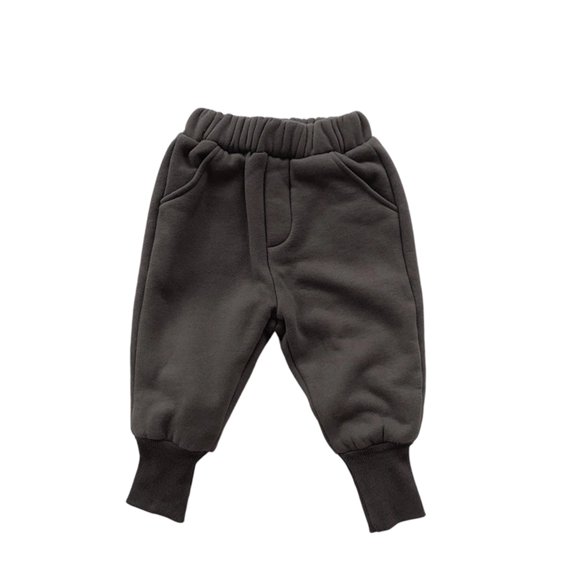 MDUKONU Toddler Boys Girls Pull On Jogger Pants Casual Sweatpants | Boys Girls Casual Bottoms,Ribbed Ankle Cuffs,Elastic Waist Size: 7-8 Years Grey
