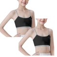 thumbnail image 1 of MDUKONU Training Bras for Girls Seamless Cami Bralettes Sports Striped Vest, Size 9-14, 2 Pack, 1 of 6