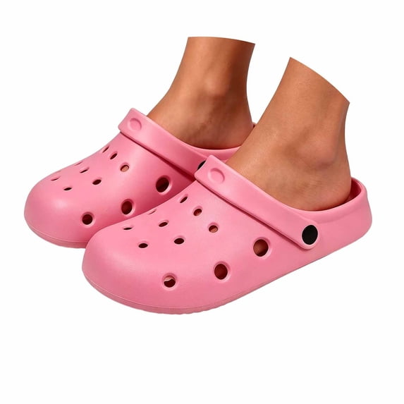 MDUKONU Unisex-Adult Classic Clog, Clogs for Women and Men Size: 37 Hot Pink