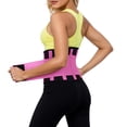 thumbnail image 1 of MDUKONU Waist Trainer Belt for Women Men Waist Cincher Trimmer Shaper Belt Size: M Pink, 1 of 4
