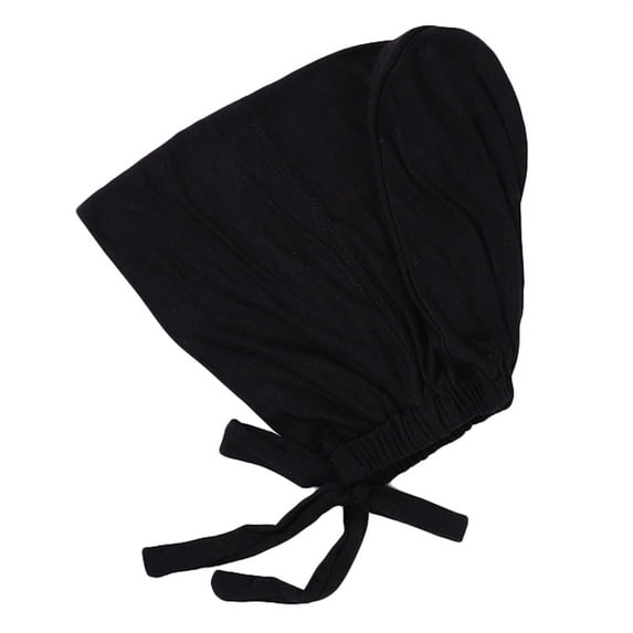 MDUKONU Women Hijab Undercap, Under Hijab Cap Inner Under Scarf Hat Turban with Tie Back Closure