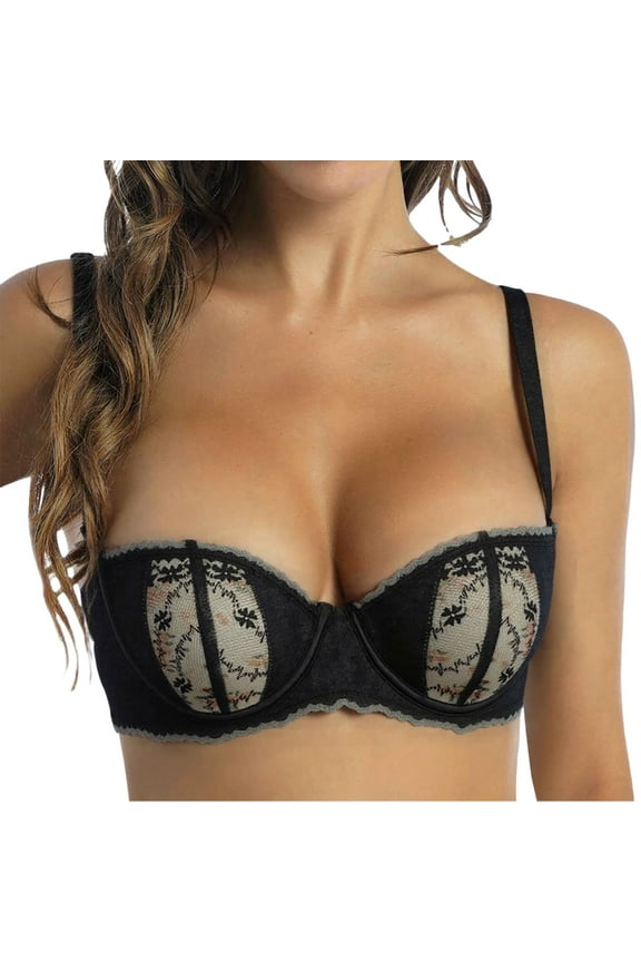 Women’s Bras 18 Hour Wirefree Bra Ultimate Lift & Support Cushioned Women's Black 34-M