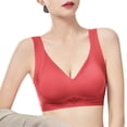 thumbnail image 1 of MDUKONU Womenâs Bras 18 Hour Wirefree Bra Lift & Support Cushioned Women's Red XXXL, 1 of 5