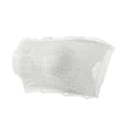 thumbnail image 1 of MDUKONU Women's Floral Lace Tube Top Bandeau Strapless Bras Seamless Stretchy Chest Wrap Size: XXL White, 1 of 4