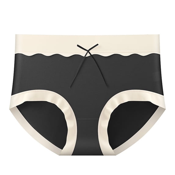 MDUKONU Women's Leak Proof Underwear Soft and Breathable Comfort for Daily Wear Gentle and Secure Fit Size: XL Black