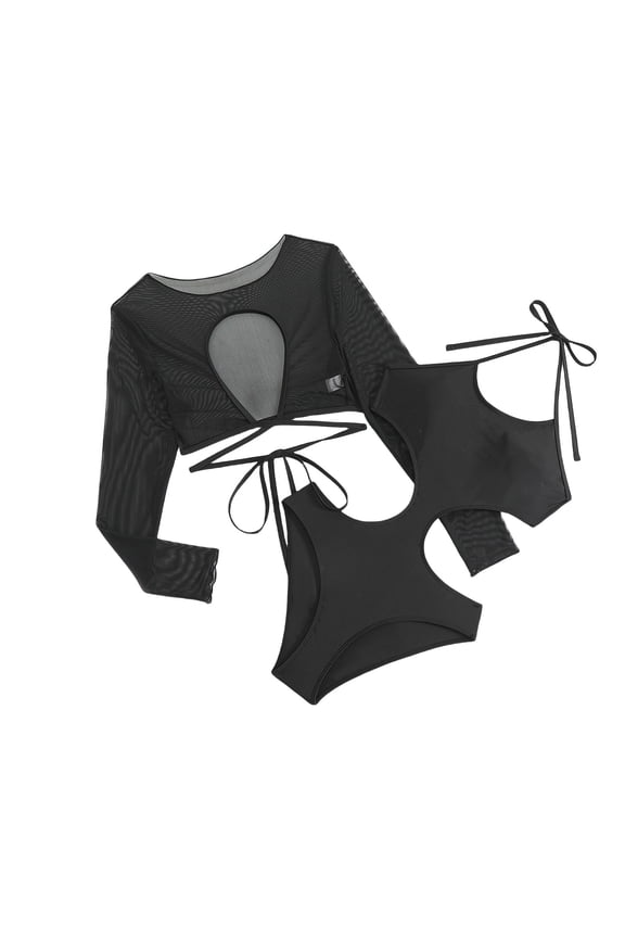 Women's Monokiniwomen's Tummy Control Swimsuit Spring Break Swimsuit Black S