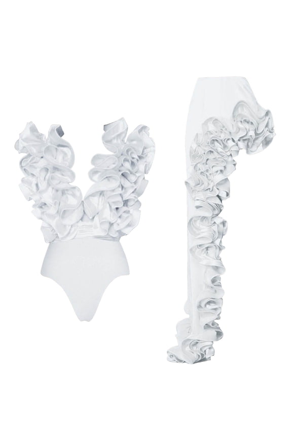 Women's Swimwear Spring Break Swimsuit White S