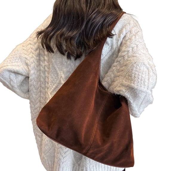MDUKONU Women’s Tote Bag Shoulder Bags For Women Fall Underarm Bag Winter Bag Work Purses Suede Travel Handbag