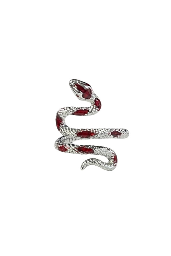 Snake Rings for Men Women, Serpent Finger Wrap Ring Halloween Christmas Costumes Jewelry Gifts for Son Brother,Adjustable opening