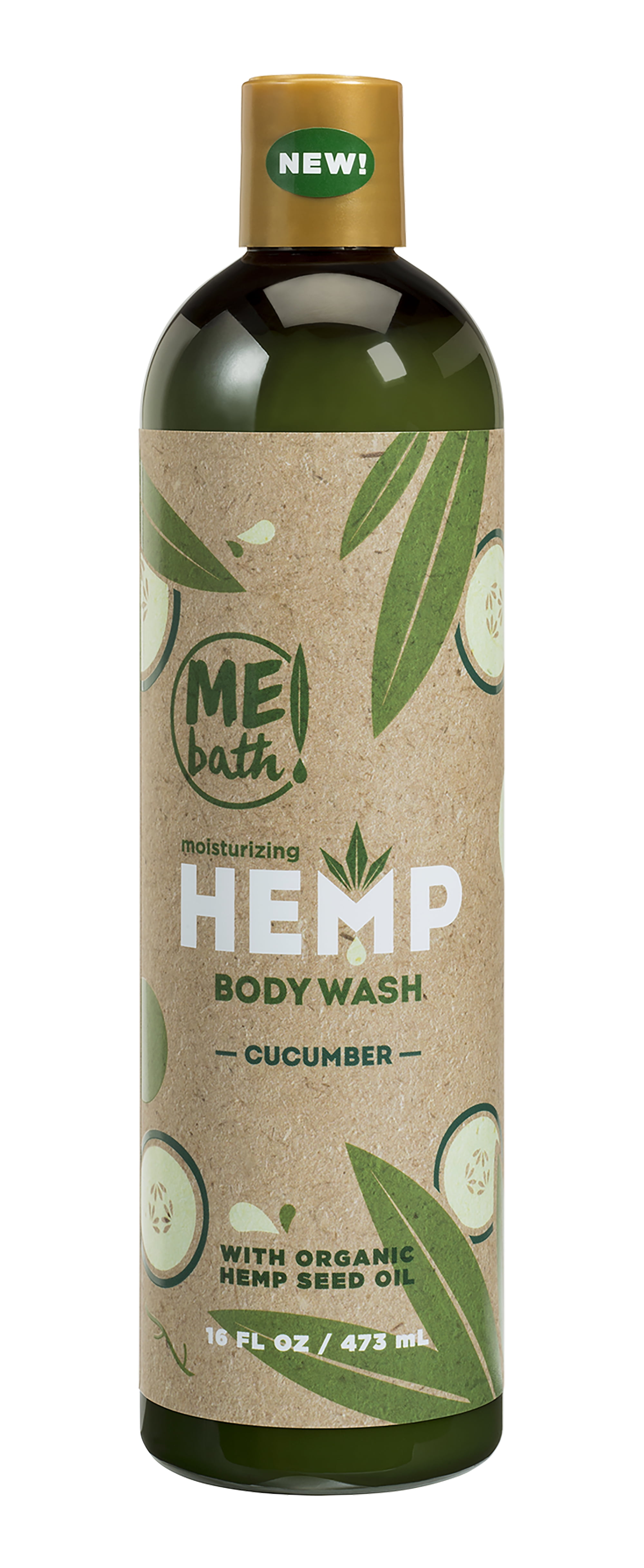ME! Bath Moisturizing Hemp Body Wash, Cucumber Scent, 16 fl oz