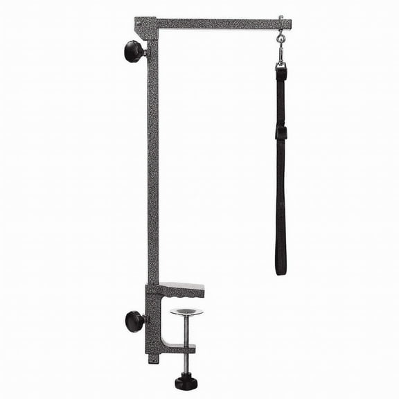 PetEdge TP7921 11 Master Equipment Foldable Grooming Arm with Aluminum Clamp, Gray