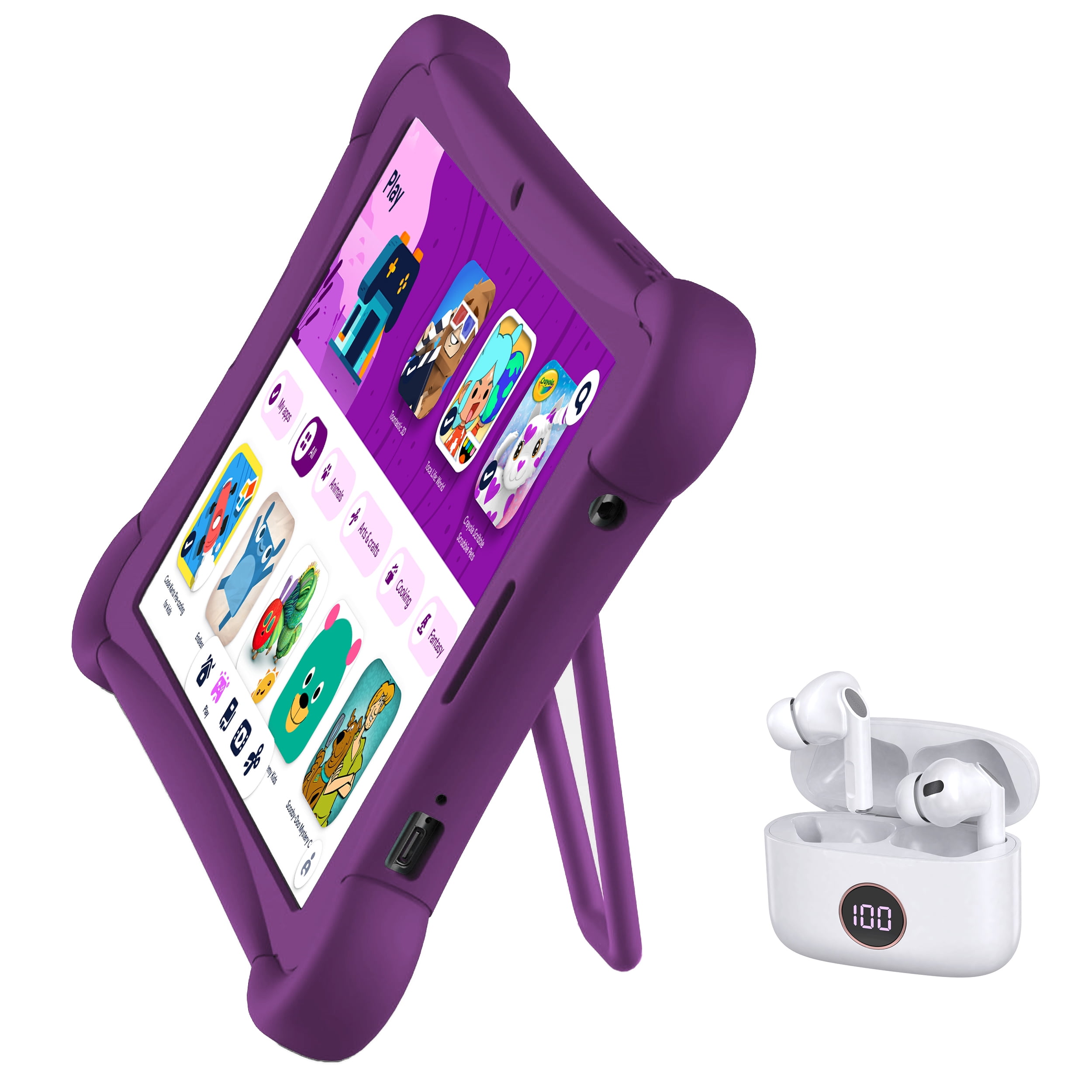 ME K10 Google Kids Space 10" 32GB Kids Tablet + Active Noise ...