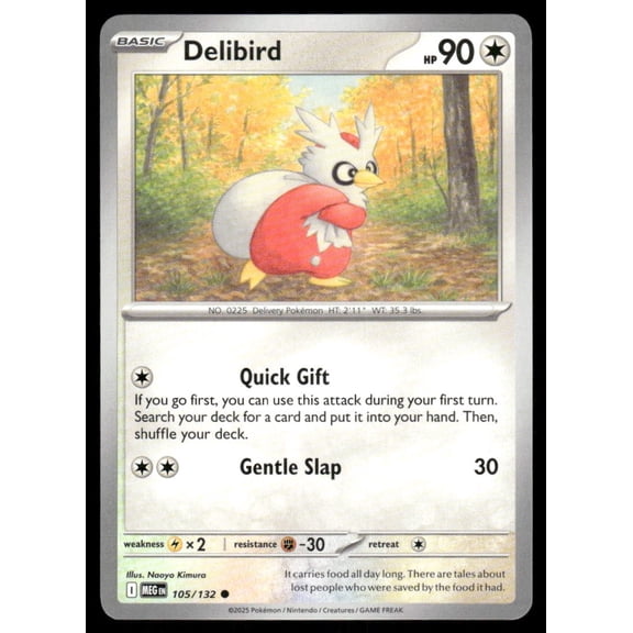 ME01: Mega Evolution Delibird Common #105/132