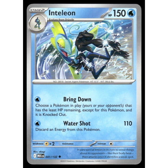 ME01: Mega Evolution Inteleon Uncommon #041/132