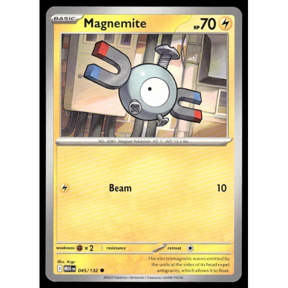 ME01: Mega Evolution Magnemite Common #045/132