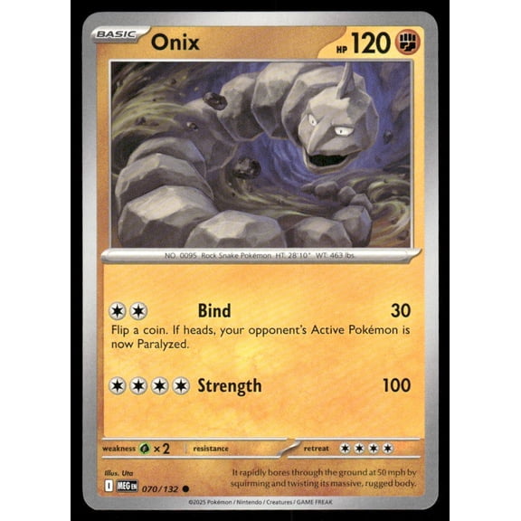 ME01: Mega Evolution Onix Common #070/132