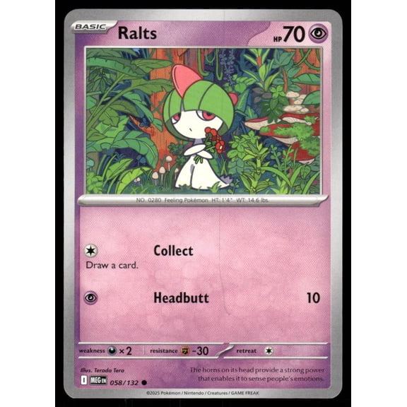 ME01: Mega Evolution Ralts Common #058/132