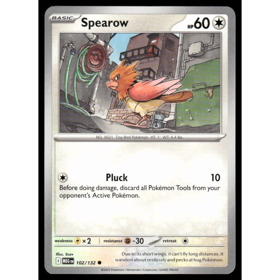 ME01: Mega Evolution Spearow Common #102/132