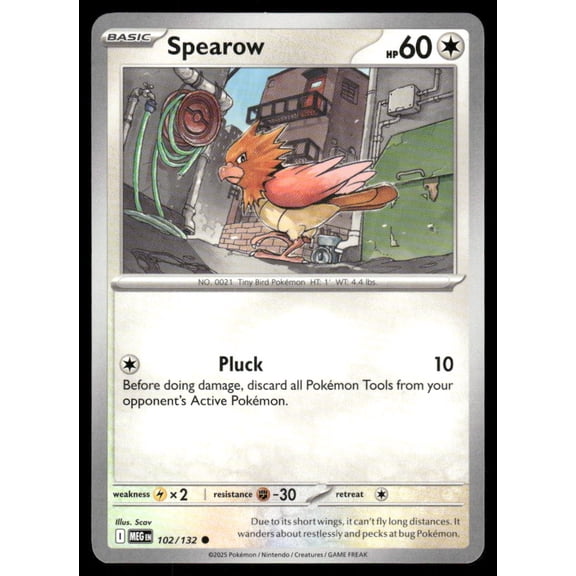 ME01: Mega Evolution Spearow Common #102/132