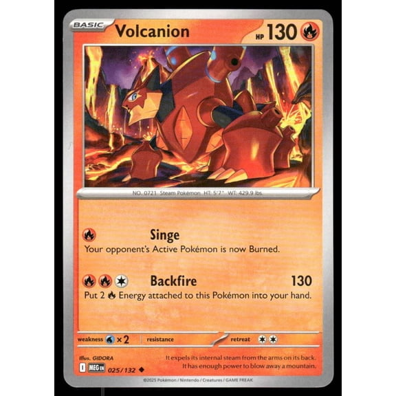 ME01: Mega Evolution Volcanion Uncommon #025/132