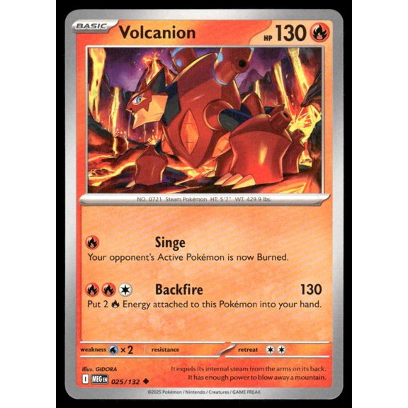 ME01: Mega Evolution Volcanion Uncommon #025/132