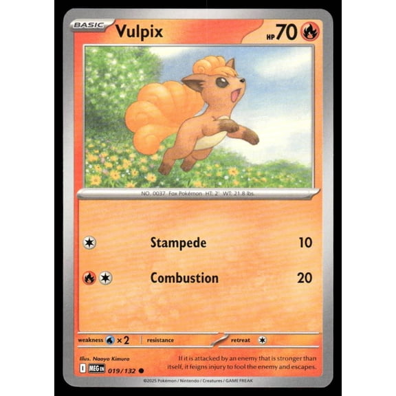 ME01: Mega Evolution Vulpix Common #019/132