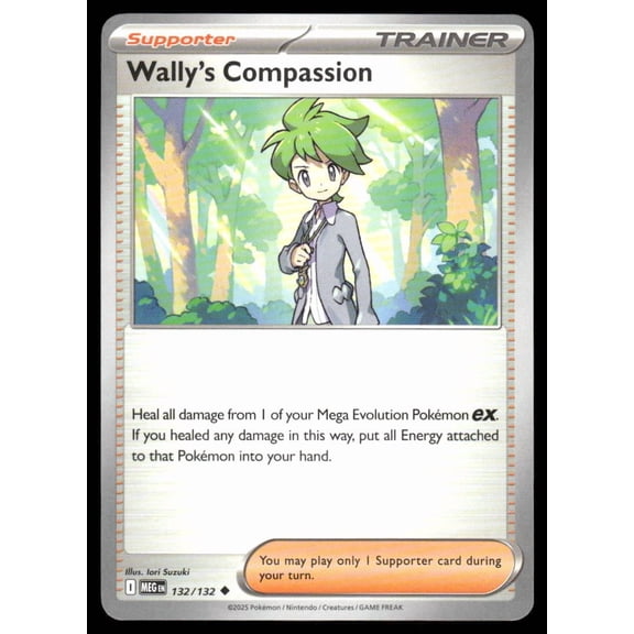 ME01: Mega Evolution Wally's Compassion Uncommon #132/132