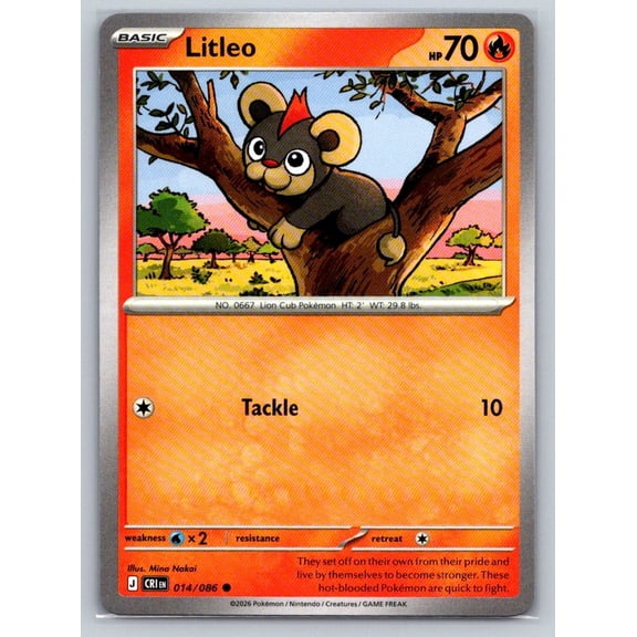 ME04: Chaos Rising Litleo Common Reverse Holo #014/086