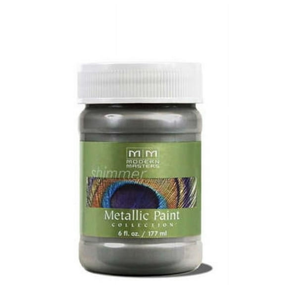 ME244 6 oz. Steel Gray Metallic Paint